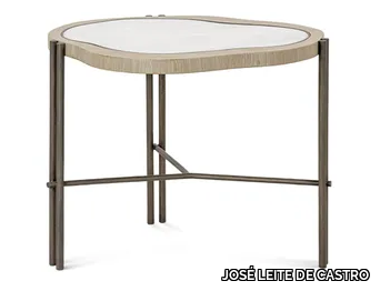 OPALE - Marble high side table _ JOSÉ LEITE DE CASTRO