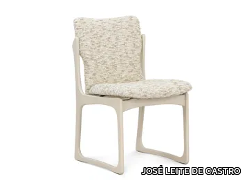 TÁLIO - Upholstered sled base ash chair _ JOSÉ LEITE DE CASTRO
