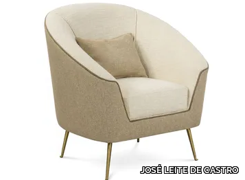VILANIA - Fabric armchair with armrests _ JOSÉ LEITE DE CASTRO