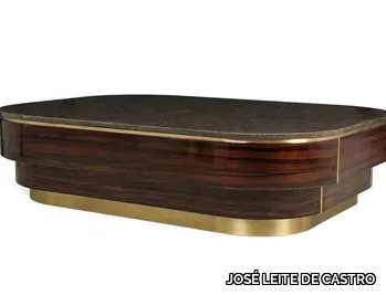 ALAN - Low rectangular ebony and granite coffee table _ JOSÉ LEITE DE CASTRO