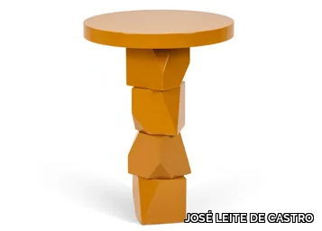 CUPRA - Wooden high side table _ JOSÉ LEITE DE CASTRO