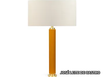 JULI - Wooden table lamp with fabric shade _ JOSÉ LEITE DE CASTRO