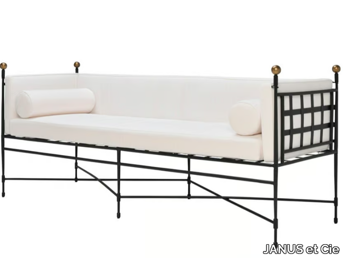 AMALFI DEEP TUXEDO XL - 3 seater stainless steel garden sofa _ JANUS et Cie