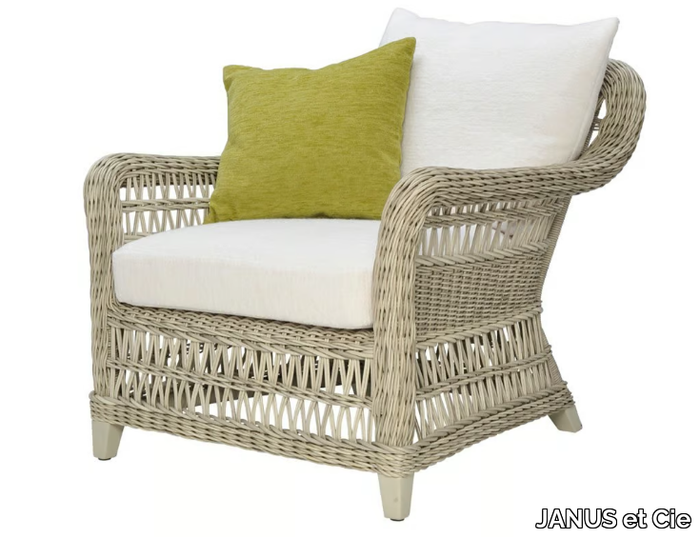 ARBOR - JanusFiber® armchair with armrests _ JANUS et Cie