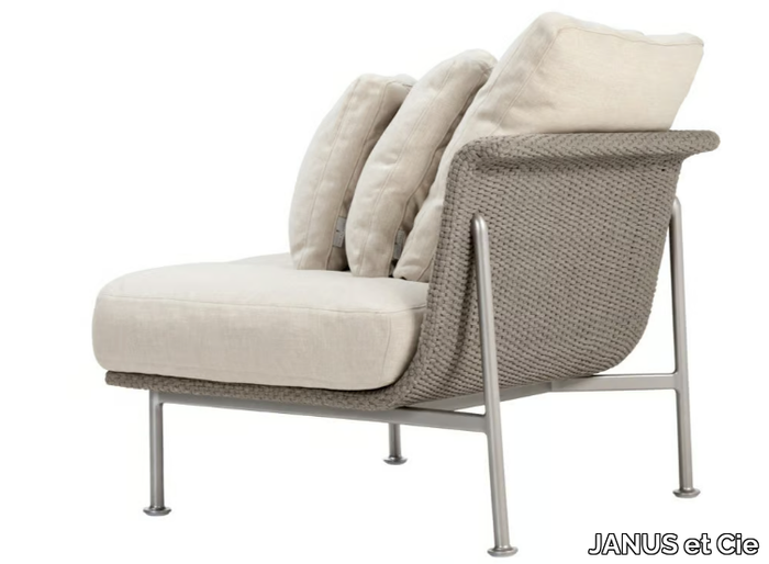 GINA MODULE CORNER - Polyolefin yarn ropes corner module for sofas _ JANUS et Cie