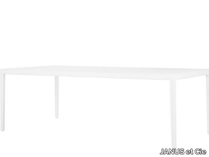 SAVANNAH - Rectangular aluminium dining table _ JANUS et Cie