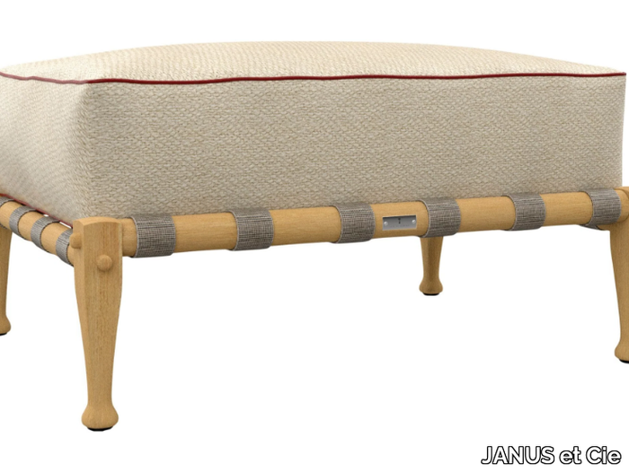 SERENGETI - Rectangular garden footstool _ JANUS et Cie