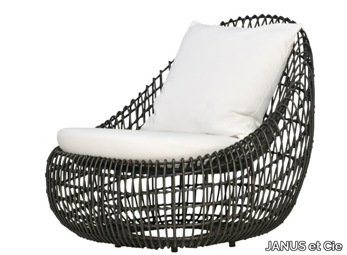 VINO - Aluminium and JanusFiber™ armchair _ JANUS et Cie