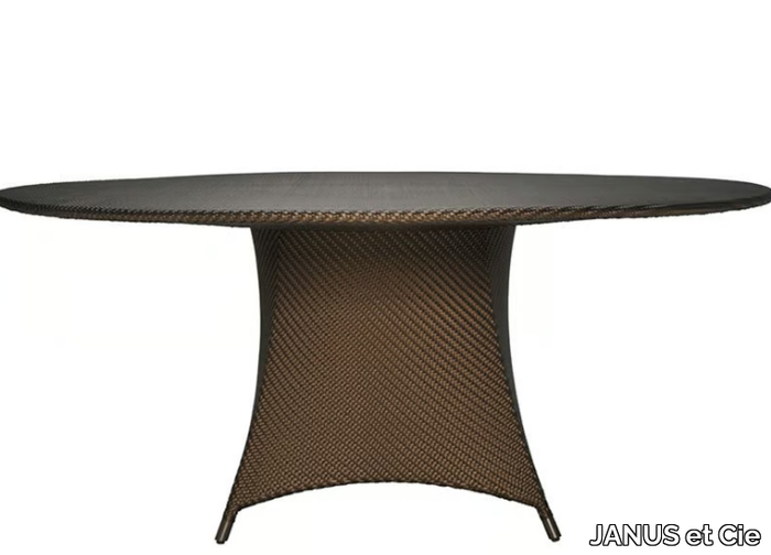 AMARI - Round JanusFiber® garden table _ JANUS et Cie