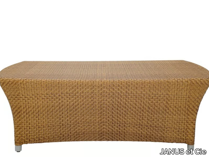 AMARI - Rectangular low JanusFiber® garden side table _ JANUS et Cie