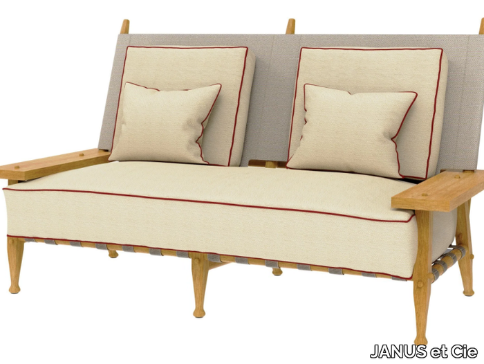 SERENGETI - 2 seater teak garden sofa _ JANUS et Cie