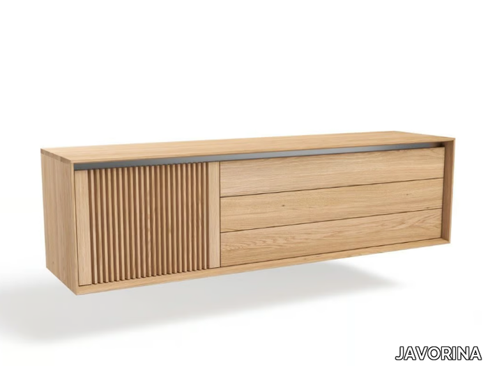 LINK+ LN3Z180 - Suspended wooden sideboard with drawers _ JAVORINA