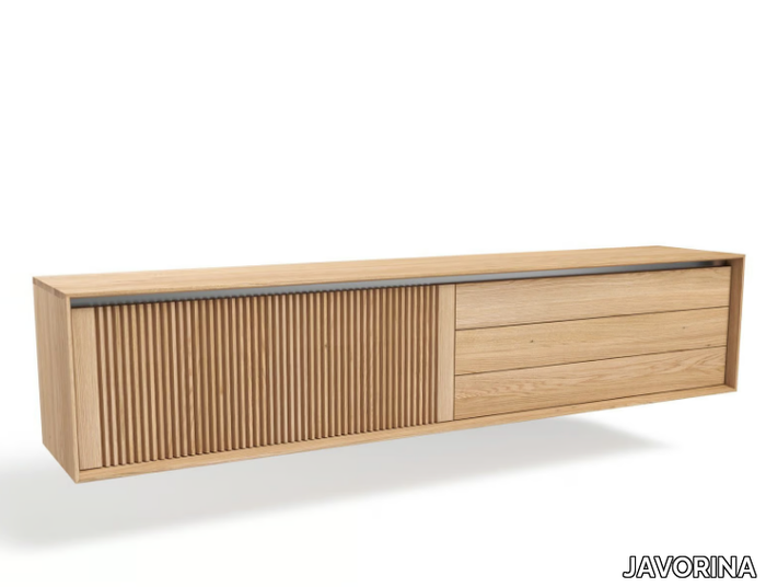 LINK+ LN3Z238 - Suspended wooden sideboard with drawers _ JAVORINA