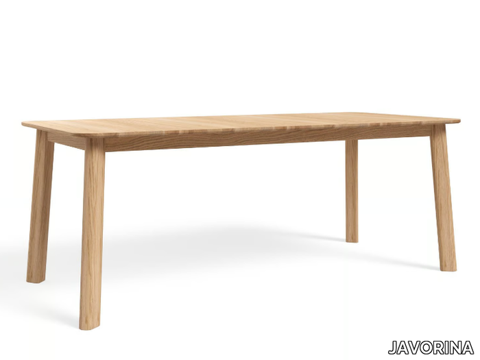 MENU 200 - Rectangular wooden dining table _ JAVORINA