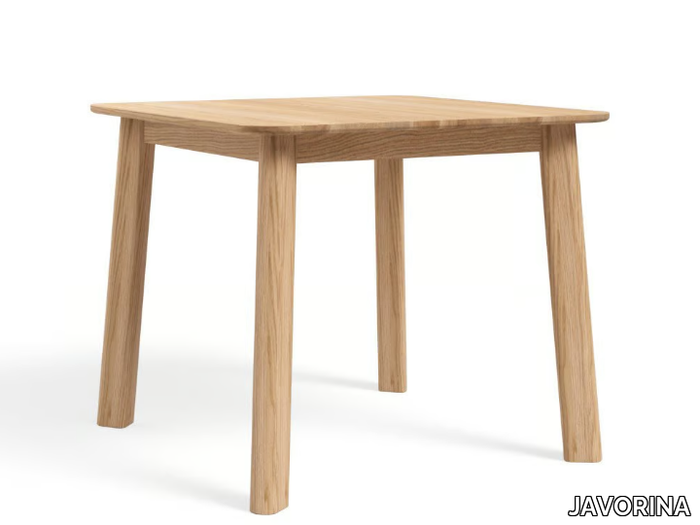 MENU 90 - Square wooden dining table _ JAVORINA