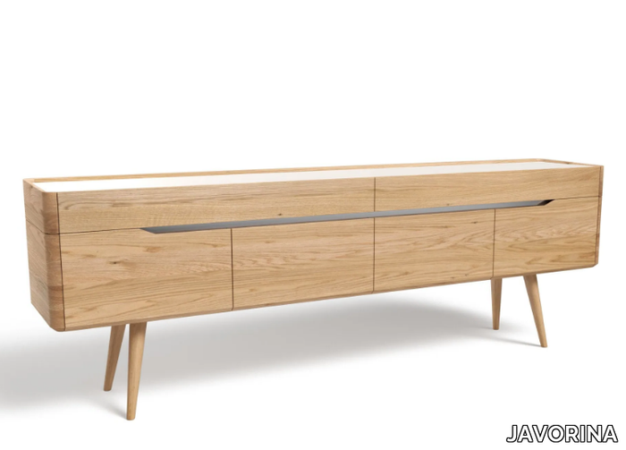 TERRA - Wooden sideboard with drawers _ JAVORINA