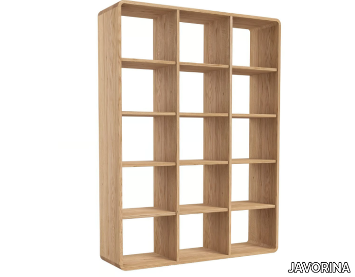 ULTRA - Open solid wood bookcase _ JAVORINA