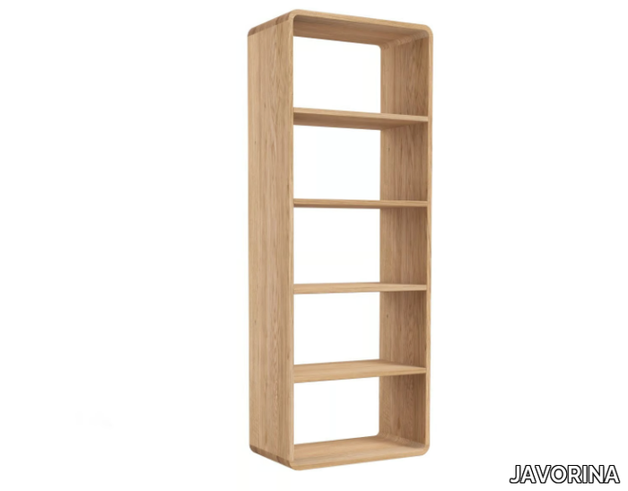 ULTRA - Open solid wood bookcase _ JAVORINA