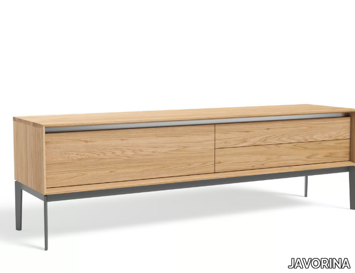 LINK+ LNTV2ZN - Wooden TV cabinet with drawers _ JAVORINA