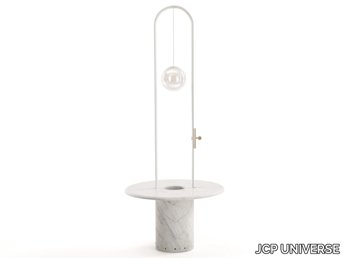 SURANDE - Carrara marble floor lamp / coffee table _ JCP UNIVERSE