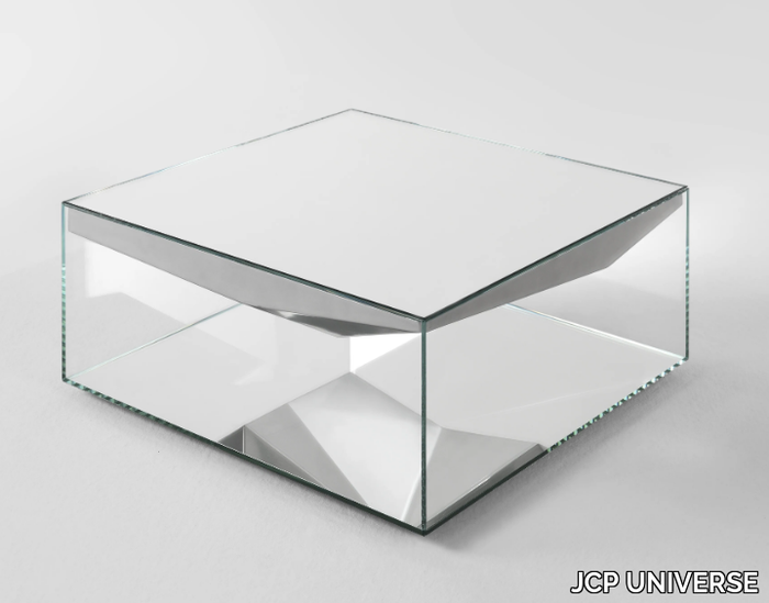 DOLMLOD - Low square glass coffee table _ JCP UNIVERSE