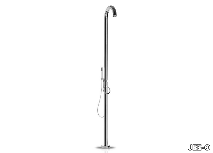 ORIGINAL SHOWER 02 - Floor standing stainless steel shower panel with hand shower _ JEE-O