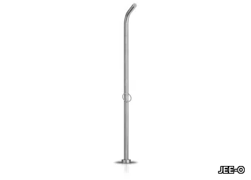 PURE SHOWER 01 - Floor standing stainless steel shower panel _ JEE-O