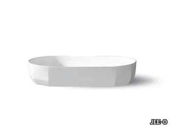 BLOOM BASIN OVAL - Countertop oval resin washbasin _ JEE-O