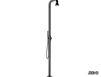 BLOOM SHOWER 02 - Floor standing stainless steel shower panel with hand shower _ JEE-O