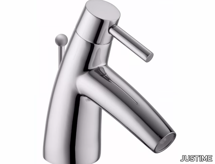 TAI CHI - Countertop single handle 1 hole chromed brass washbasin mixer _ JUSTIME