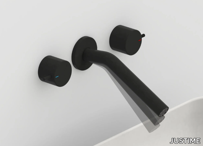 LUCKY 7 - 3 hole wall-mounted washbasin tap _ JUSTIME