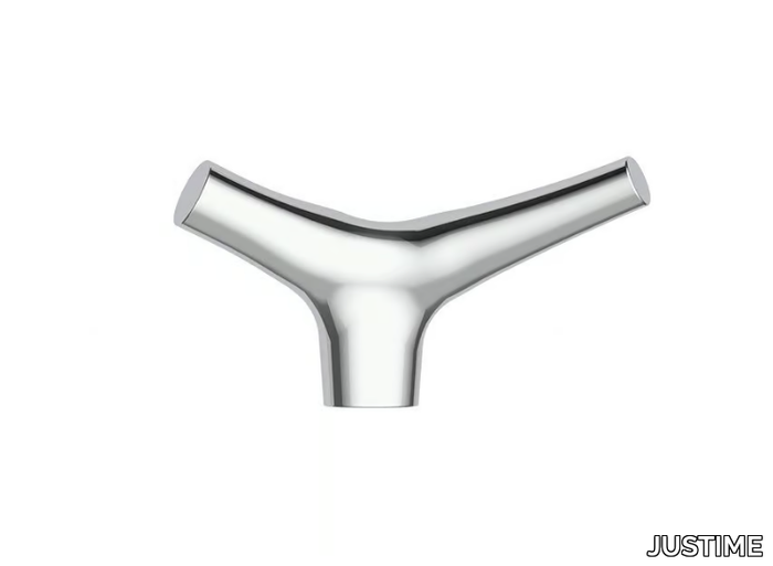 NATURE - Double chromed brass robe hook _ JUSTIME