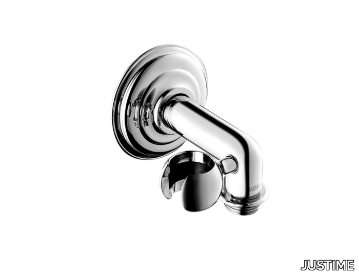 CLASSIK - Handshower holder with wall supply elbow _ JUSTIME