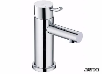 SIMPLE - Countertop single handle chromed brass washbasin mixer _ JUSTIME