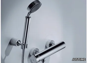 STILL ONE - Chromed brass shower mixer with hand shower _ JUSTIME