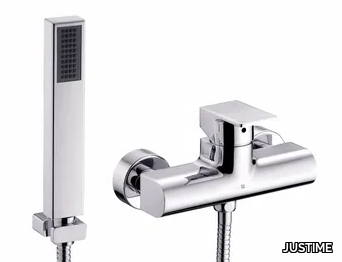 ARCH - Single handle shower mixer with hand shower _ JUSTIME