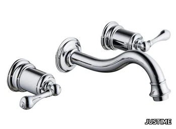 CLASSIK - Wall-mounted washbasin tap with individual rosettes _ JUSTIME