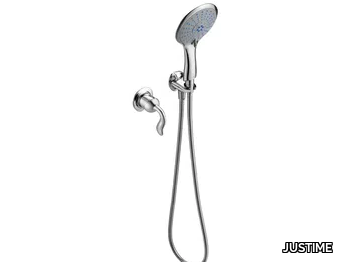 ETHER - Chromed brass shower mixer with hand shower _ JUSTIME