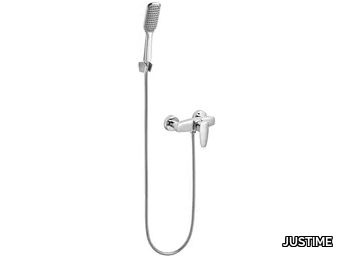 PAN II - Chromed brass shower mixer with hand shower _ JUSTIME