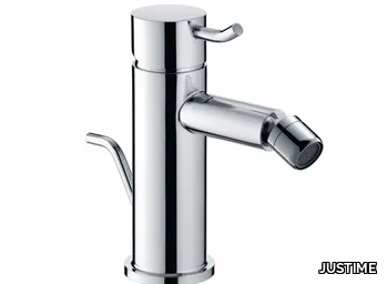 SIMPLE - Countertop single handle 1 hole chromed brass bidet mixer _ JUSTIME