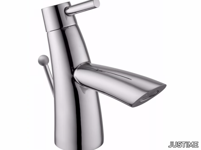 TAI CHI - Countertop single handle 1 hole chromed brass washbasin mixer _ JUSTIME