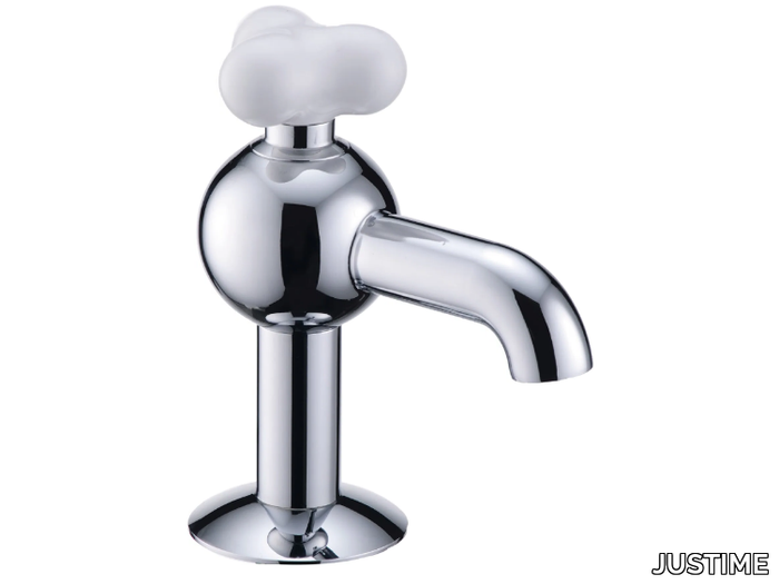 STORY - Countertop single handle chromed brass washbasin tap _ JUSTIME