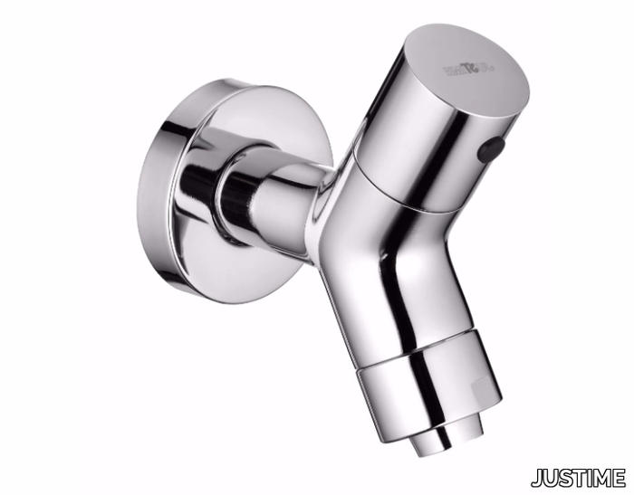 YES - Wall-mounted 1 hole chromed brass washbasin mixer _ JUSTIME