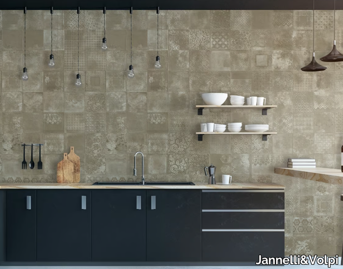 TERRE - Encaustic effect wallpaper _ Jannelli&Volpi