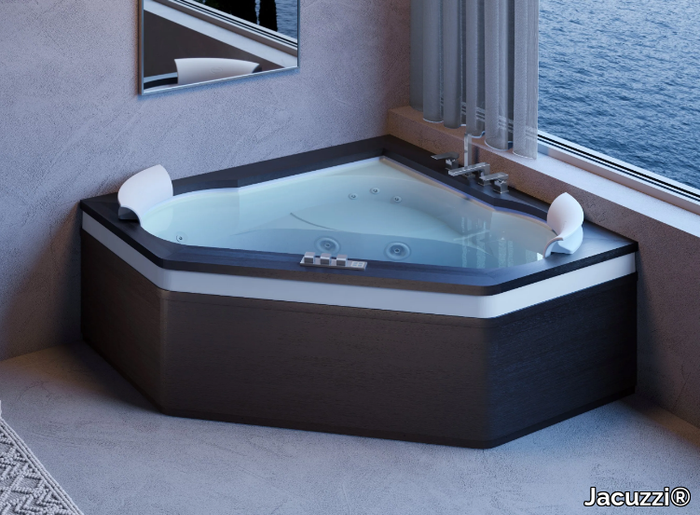 AURA CORNER 160 - 2 seater hydromassage corner bathtub _ Jacuzzi®