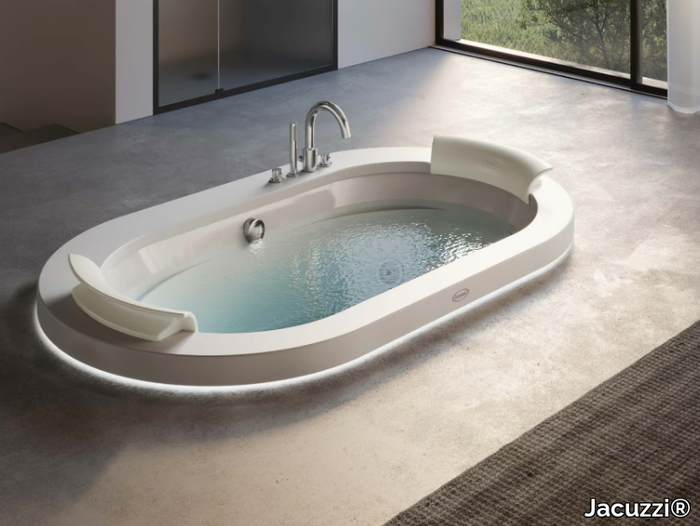 OPALIA CORIAN® - Whirlpool built-in bathtub with Corian® top _ Jacuzzi®