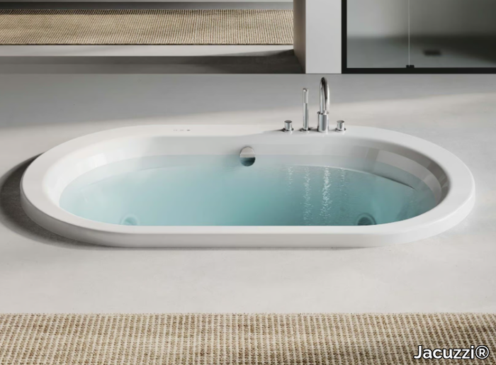 OPALIA - Built-in hydromassage oval bathtub _ Jacuzzi®