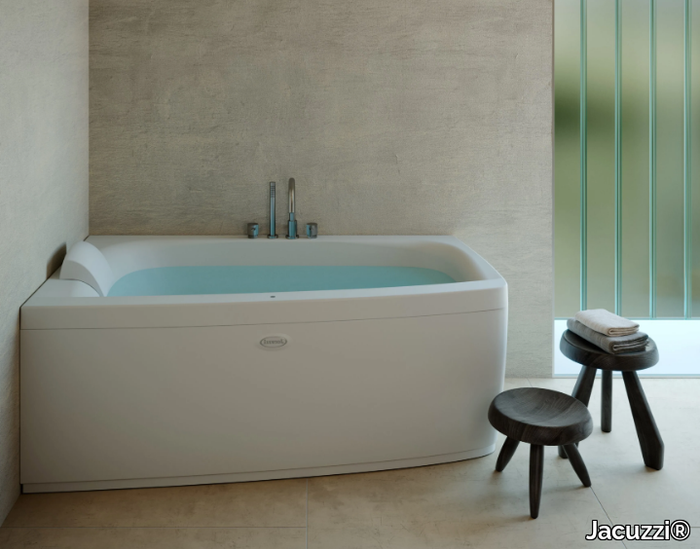 THE ESSENTIALS FOLIA - Hydromassage asymmetric bathtub _ Jacuzzi®