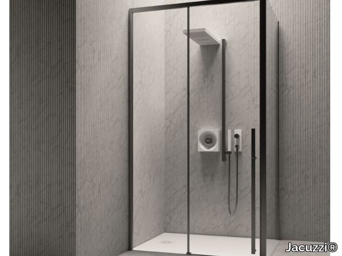 XYZ+™ - Modular shower cabin with sliding door _ Jacuzzi®