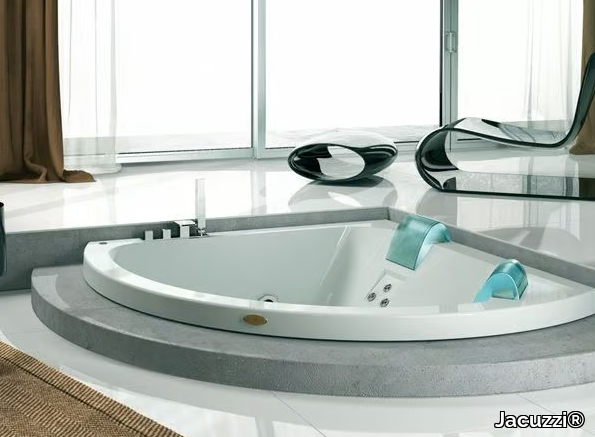 AQUASOUL CORNER 155 - Built-in hydromassage corner bathtub _ Jacuzzi®